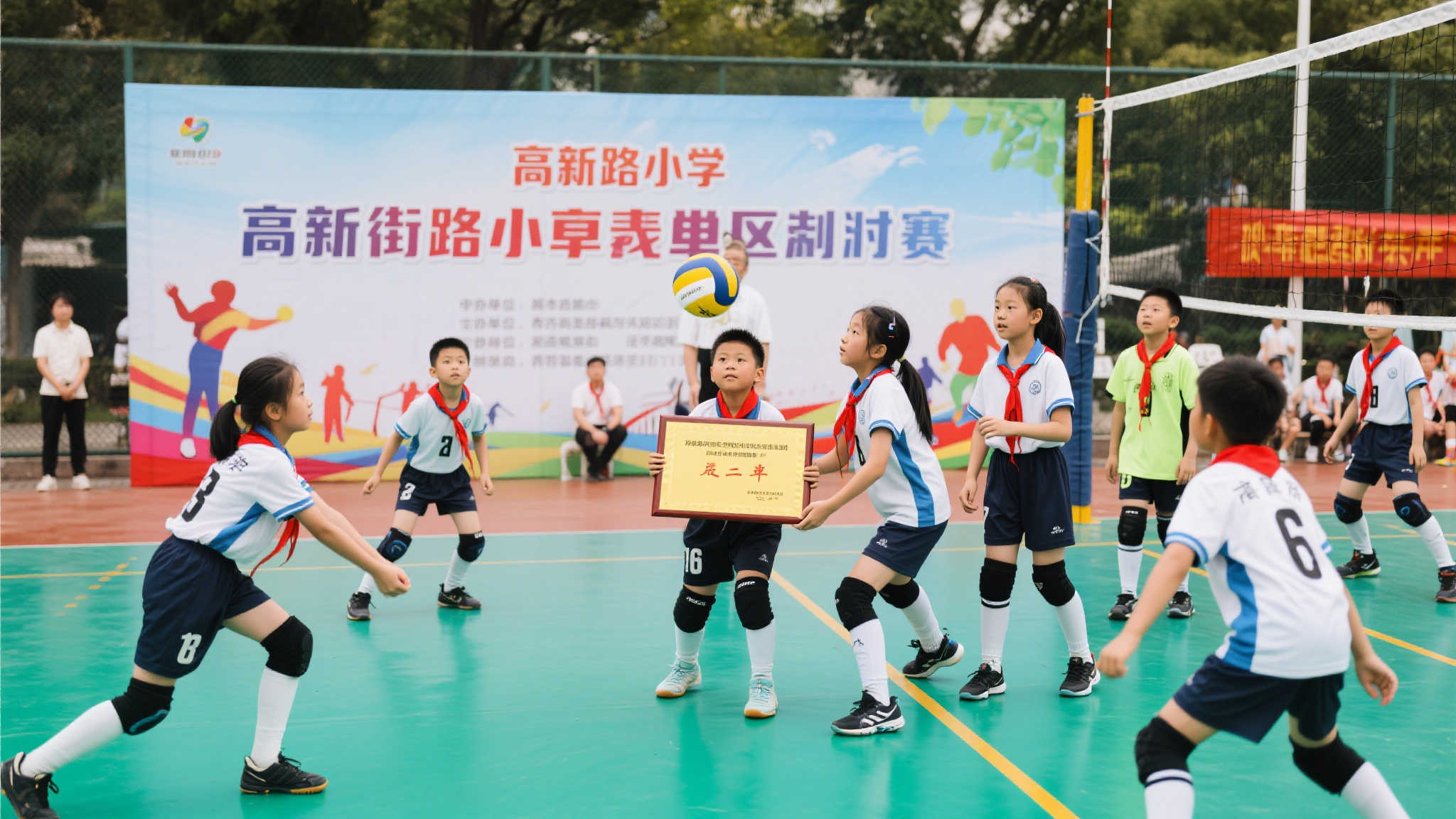 高新路小学足球队参加雁塔区青少年足球联赛获佳绩